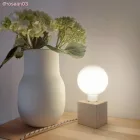 Anthracite Stripes Cotton és Natural Linen RD54 bevonatú kerek elektromos kábel