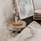 Kerek elektromos kábel ókori rózsaszín cikcakk pamuttal és természetes vászonnal RD71