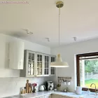 Kerek elektromos kábel RM00 Ivory műselyem egyszínű szövettel borítva