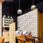 Kerek elektromos kábel RM01 fehér műselyem egyszínű szövettel borítva