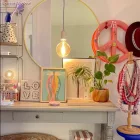 Kerek elektromos kábel RM07 lila műselyem egyszínű szövettel borítva