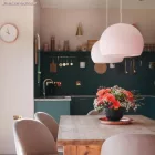 Kerek elektromos kábel RM16 Baby Pink egyszínű műselyem szövettel borítva