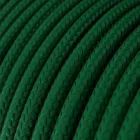 Creative-Cables RM2 -háromeres elektromos kábel, sötétzöld, egyszínű műselyemmel borított