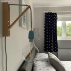 Kerek elektromos kábel, természetes len RN02 szürke borítással