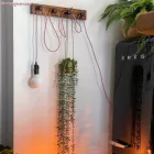 Kerek elektromos kábel RX00 pixel fukszia műselyem anyaggal borított