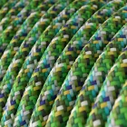Kerek elektromos kábel RX05 pixelzöld műselyem anyaggal borítva