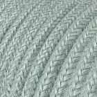 Kerek pamut borítású elektromos kábel - Blue Haze RX12