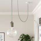 Kerek pamut borítású elektromos kábel - Blue Haze RX12