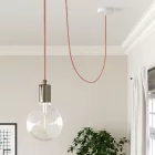 Kerek elektromos kábel pamut borítással - Salmon RX13