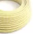 Kerek elektromos kábel, műselyem anyaggal bevont ZigZag RZ10 sárga