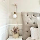 Csavart elektromos kábel TC43 Dove pamut egyszínű anyaggal borítva - háromeres