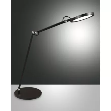 Fabasluce asztali lámpa FABAS LUCE regina 3551-30-101 asztali lámpa fekete led LED Ø15cm