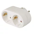 Gao design lámpa Földelt 2-es elosztó, 250V 16A IP20 fehér 0190H