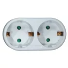 Gao design lámpa Földelt 2-es elosztó, 250V 16A IP20 fehér 0190H