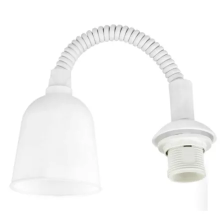 Gao függeszték Lámpafüggeszték, spirálos 50-130cm E27, max. 60W fehér 0513060555
