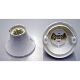   Gao mennyezeti lámpa Foglalat E27, oldalfali/mennyezeti 'egyenes' talpas fehér 0690H