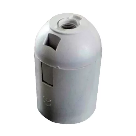Gao foglalat E27, pattintós foglalat, fehér 0716H
