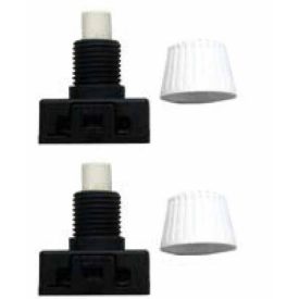   Gao süllyesztett lámpa Beépíthető nyomókapcsoló, fehér, 2db 0730H