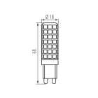 LED fényforrás MILEDO G9 7W-WW fényforrás