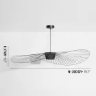 design lámpa Vertigo nagy függőlámpa – fekete