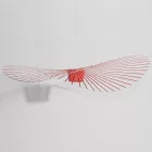 design lámpa Vertigo nagy függőlámpa – vermilion