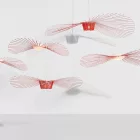 design lámpa Vertigo nagy függőlámpa – vermilion