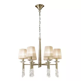   Mantra TIFFANY Dekoratív beltéri függőlámpa 3871 IP20 bronz Ø66cm mag 160cm