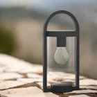 Mantra MAYA 6550 kültéri led állólámpa szürke üveg