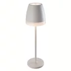 Mantra állólámpa K3 7116 kültéri állólámpa fehér led tölthető akkuval LED IP54 matt fehér Ø11cm mag 38cm