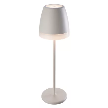 Mantra állólámpa K3 7116 kültéri állólámpa fehér led tölthető akkuval LED IP54 matt fehér Ø11cm mag 38cm