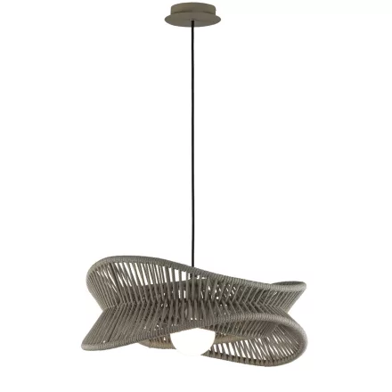 Mantra függeszték POLINESIA kültéri függesztett lámpa 1 fényforrás E27 IP44 7130 bézs Ø60cm mag 150cm