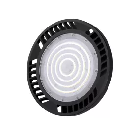   Mantra design lámpa URANO TEK UFO BAY LED FEKETE 150W 5000K 60º 7423 LED IP65 Ø26cm mag 17.8cm