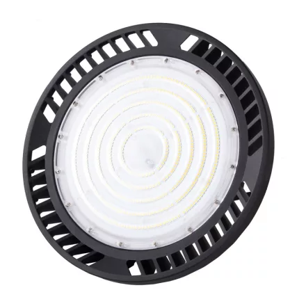 Mantra design lámpa URANO TEK UFO BAY LED FEKETE 200W 4000K 90º 7427 LED IP65 Ø30.1cm mag 17.8cm