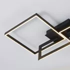 Mantra MURAL dimmable 7463 mennyezeti lámpa fekete fekete alumínium alumínium