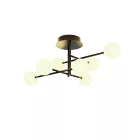 Mantra mennyezeti lámpa CELLAR Dekoratív beltéri mennyezeti lámpa, 7 fényforrásos 7632 IP20 fekete mag 28cm