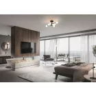 Mantra mennyezeti lámpa CELLAR Dekoratív beltéri mennyezeti lámpa, 7 fényforrásos 7632 IP20 fekete mag 28cm