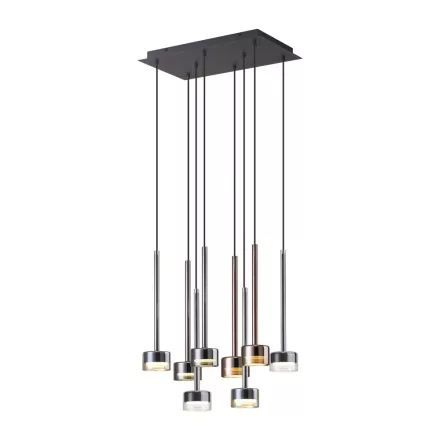 Mantra design lámpa TONIC dekoratív beltéri függőlámpa 8 lámpás 7880 IP20 sokszínű mag 200cm kábel 1.8m