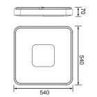  MANTRA COIN 7917 MENNYEZETI LÁMPA FEKETE LED DIMMABLE