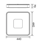 MANTRA COIN 7926 MENNYEZETI LÁMPA ARANY LED DIMMABLE