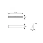 Mantra mennyezeti lámpa HANOK TEK mennyezeti lámpa LED 14W 3000K 110º 7951 LED IP20 fekete mag 6.8cm