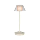 Mantra asztali lámpa K4 7988 kültéri asztali lámpa fehér LED IP54 Ø13.4cm mag 35cm