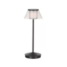 Mantra asztali lámpa 7989 K4 kültéri asztali lámpa fekete LED IP54 Ø13.4cm mag 35cm