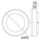 MANTRA NISEKO 8029 MENNYEZETI LÁMPA ARANY LED