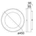 MANTRA NISEKO 8033 MENNYEZETI LÁMPA ARANY LED