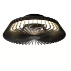 Mantra mennyezeti lámpa HIMALAYA MINI LED 70 W ventilátoros mennyezeti lámpa 30 W 8197 LED IP20 fekete Ø53cm mag 17.7cm