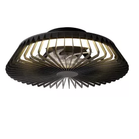   Mantra mennyezeti lámpa HIMALAYA MINI LED 70 W ventilátoros mennyezeti lámpa 30 W 8197 LED IP20 fekete Ø53cm mag 17.7cm