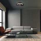 Mantra mennyezeti lámpa HIMALAYA MINI LED 70 W ventilátoros mennyezeti lámpa 30 W 8197 LED IP20 fekete Ø53cm mag 17.7cm