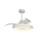 Mantra mennyezeti lámpa COIN FAN LED 45 W ventilátoros mennyezeti lámpa 25 W 8219 LED IP20 fehér Ø43cm mag 48cm