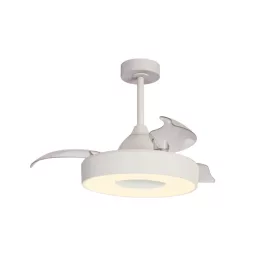   Mantra mennyezeti lámpa COIN FAN LED 45 W ventilátoros mennyezeti lámpa 25 W 8219 LED IP20 fehér Ø43cm mag 48cm