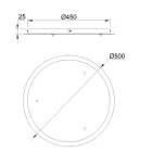 Mantra mennyezeti lámpa ELSA Dekoratív beltéri mennyezeti csésze 3L 8266 IP20 arany Ø52cm mag 3cm
